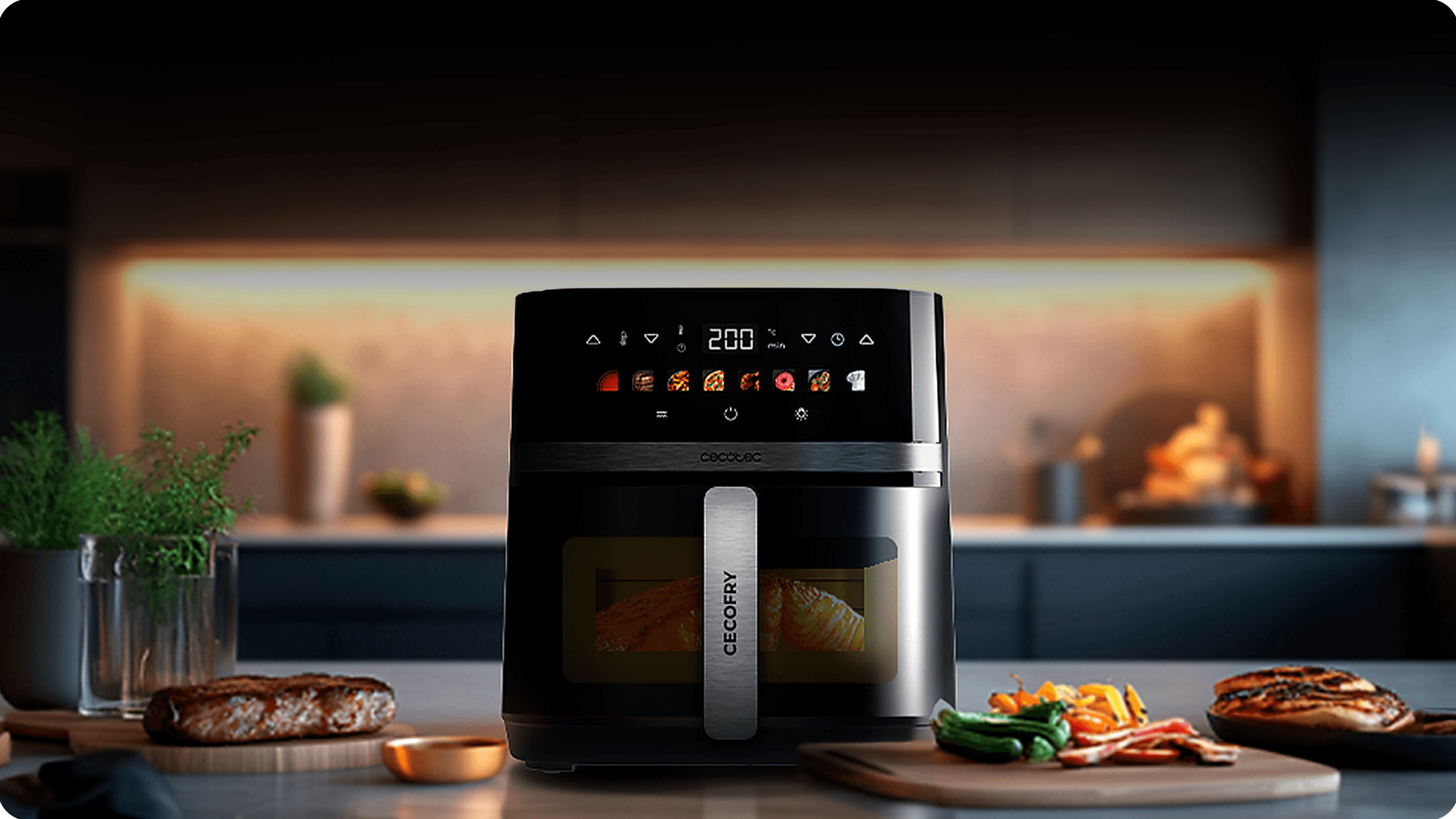 CECOTEC Cecofry&Grill Duoheat 8000