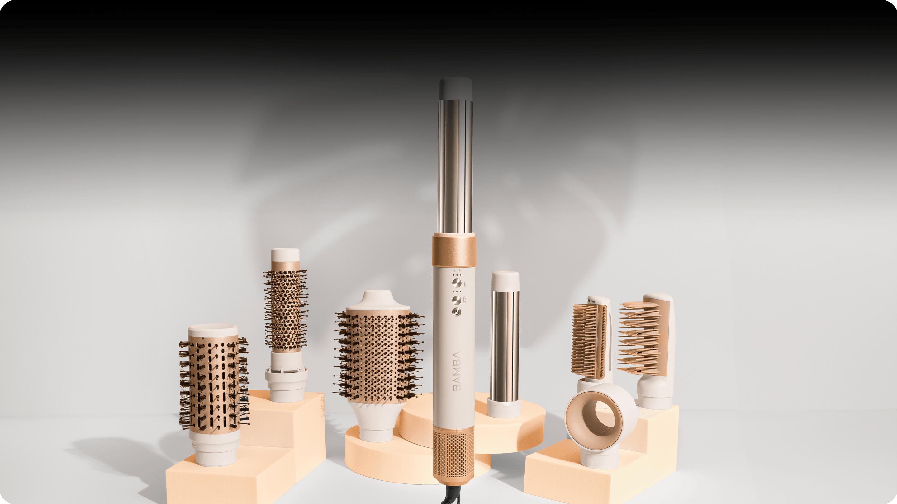 Стайлер CECOTEC Bamba CeramicCare 8in1 AirGlam Champagne