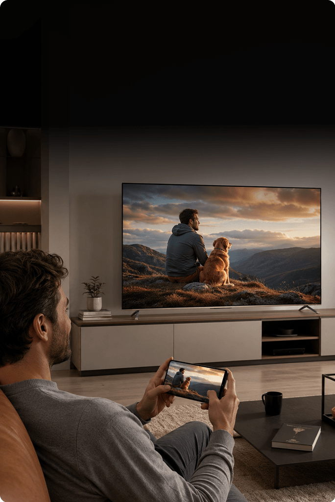 Бесшовная синхронизация через Chromecast Built-in